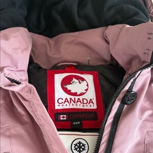 Stylish Mauve Hooded Parka